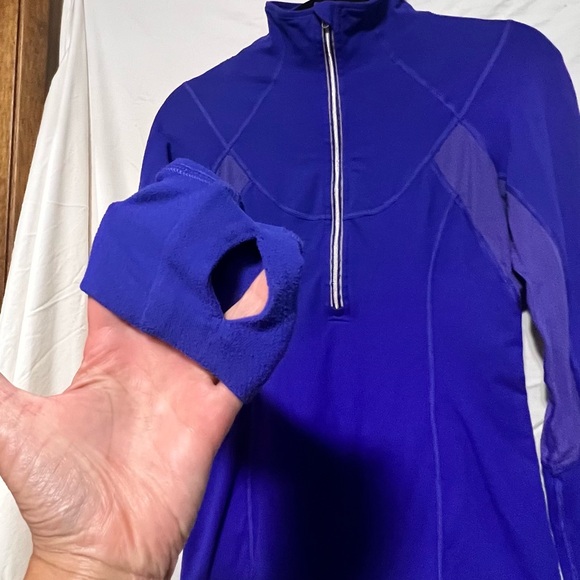 Lululemon Run Dash Fleece 1/2 Zip Jacket Activewear Running Training Yoga Gym - Picture 3 of 10